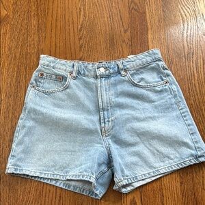Zara Light Blue Jean Shorts